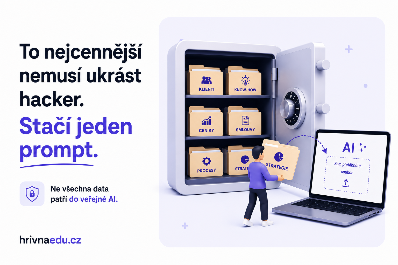 To nejcennější nemusí ukrást hacker. Stačí jeden prompt.